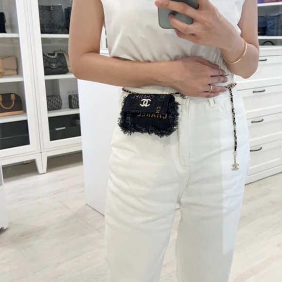 Chanel Denim Mini Fringe Flap - Picture 2 of 8